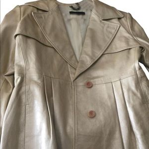 BCBGMAXAZRIA Metallic Gold Coat Size L